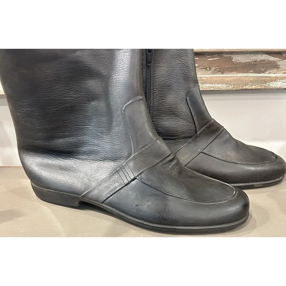 VTG Totes Rubber Ankle Boot Overshoe  X-Large Waterproof Galoshes With Zipper